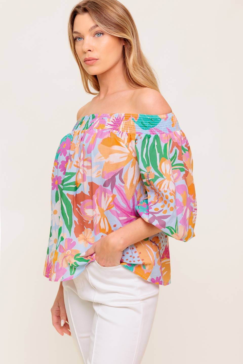 PRECIOUS MOMENT WOVEN TOP Flying Tomato